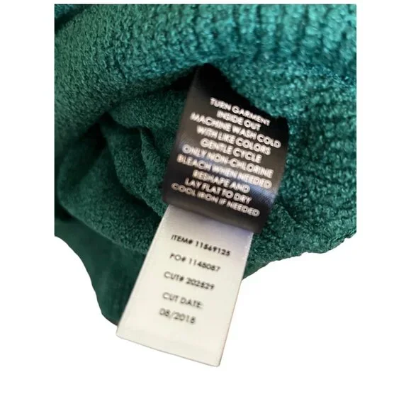 Torrid Women's Green Cage Back Tunic Size 2 Rayon/Nylon Blend - Picture 6 of 14